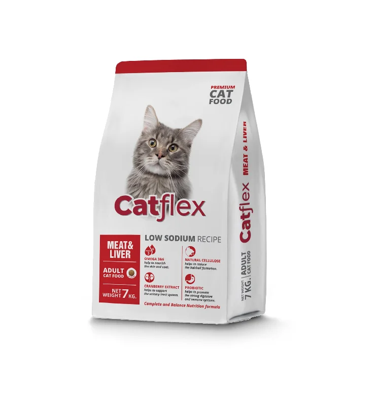 CATFLEX DRY ADULT CATFOOD  MEAT & LIVER 7KGX2BAG