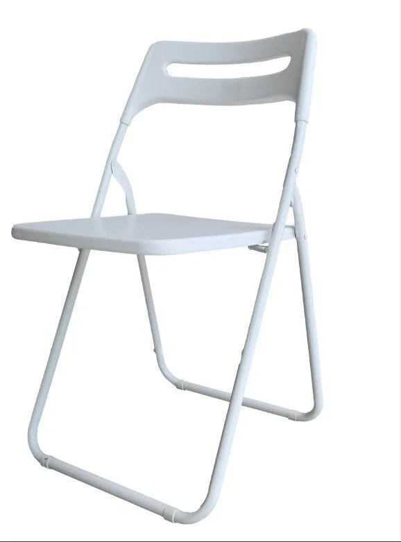 JAPAN HOME White Folding Chair (Bundle of 2)