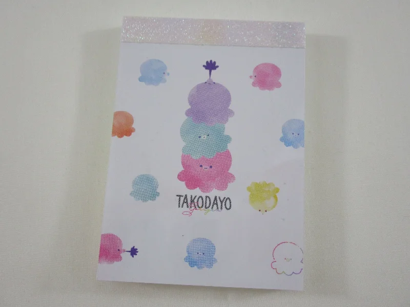 Cute Kawaii Crux Octopus Takodayo Mini Notepad / Memo Pad - Stationery Designer Paper Collection