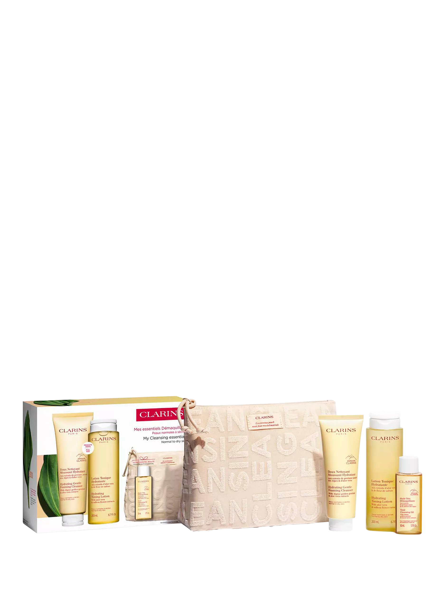 Clarins My Cleansing Essentials Normal to Dry Skin Skincare Gift Set