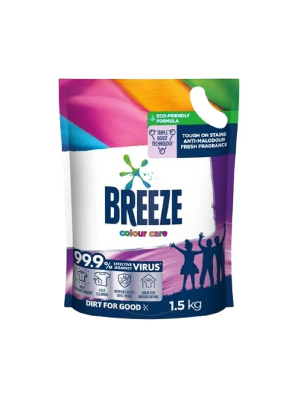 BREEZE LIQ DETERGENT COLOUR CARE REFILL 1.5KG