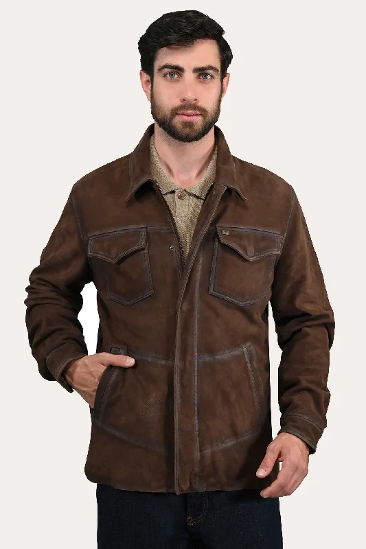 Frye Dark Brown Shacket