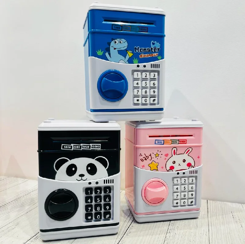 Cartoon Theme Electronic Piggy Bank for Kids