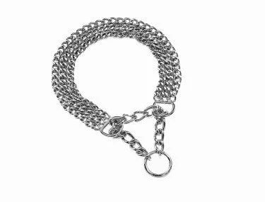 73037 NOBBY Chains choker, three rows, chrome