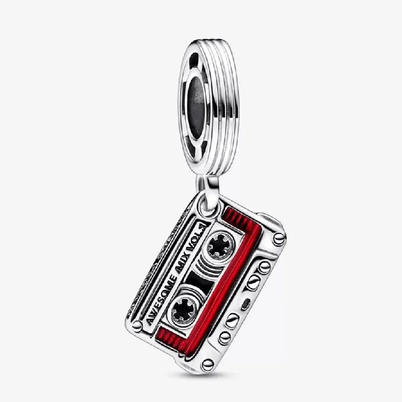 PANDORA : Marvel Guardians Of The Galaxy Cassette Tape Dangle Charm