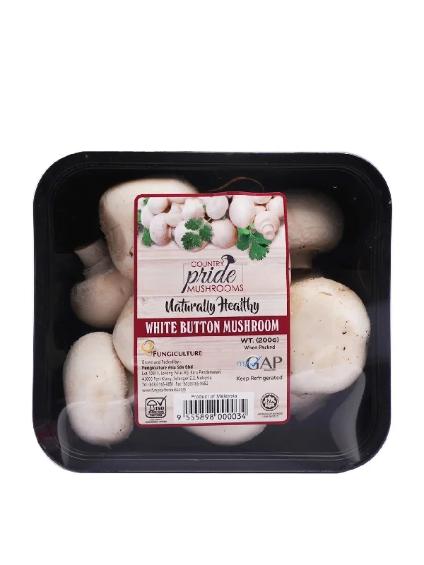 CP WHITE BUTTON MUSHROOM 200G