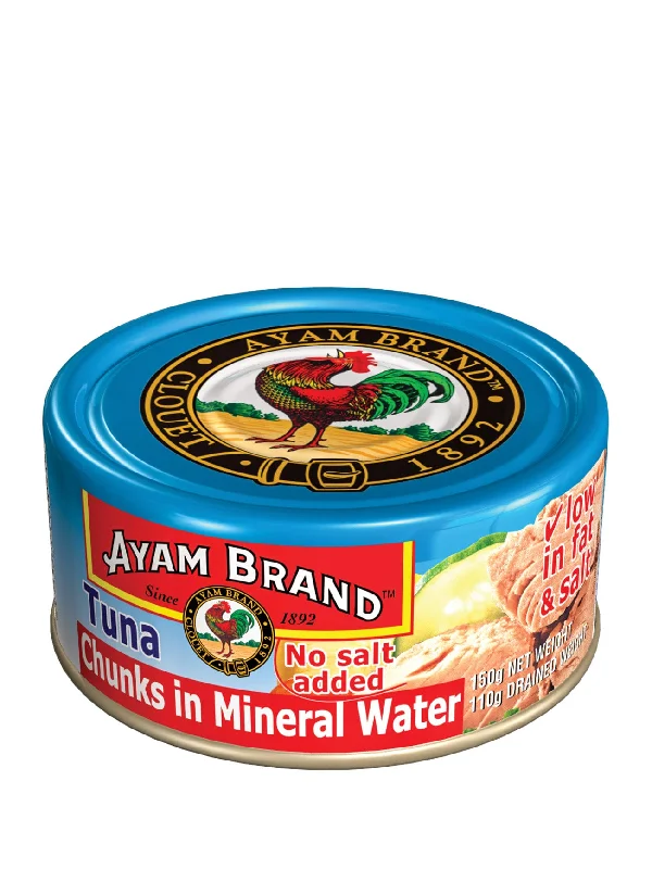 AYAM BRAND TUNA CHUNK IN MINERAL WATER 150G