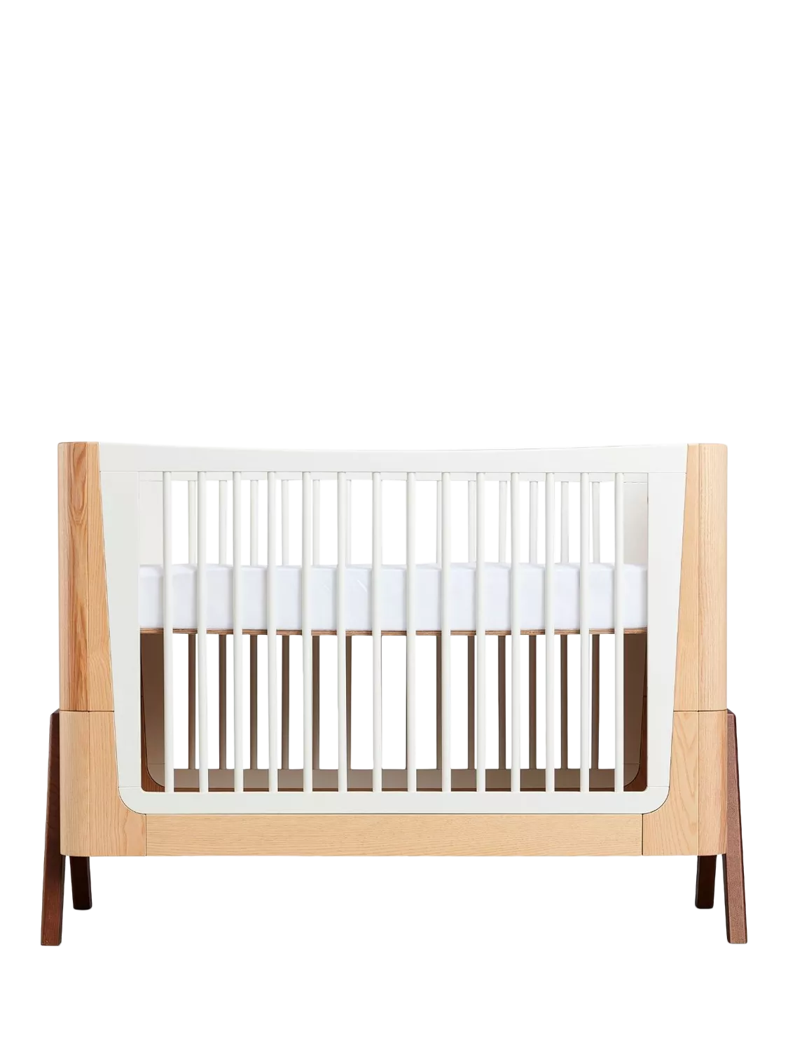 Gaia Baby Hera Cot, Natural/Walnut