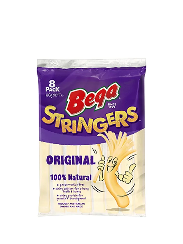 BEGA STRINGERS MOZZA CHEESE 80G(4X20G)