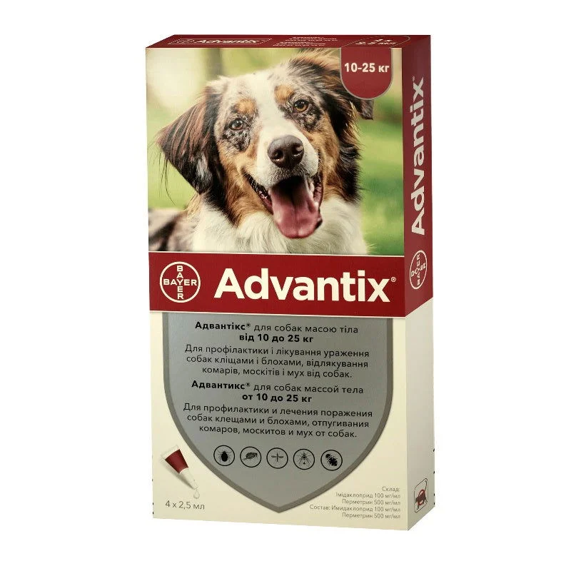 Advantix Spot On Solution For Dog (10-25kg) 1 Dose