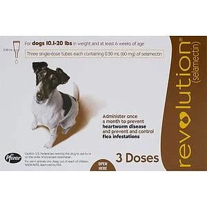 Revolution for dogs 5kg-10kg (1 Dose)