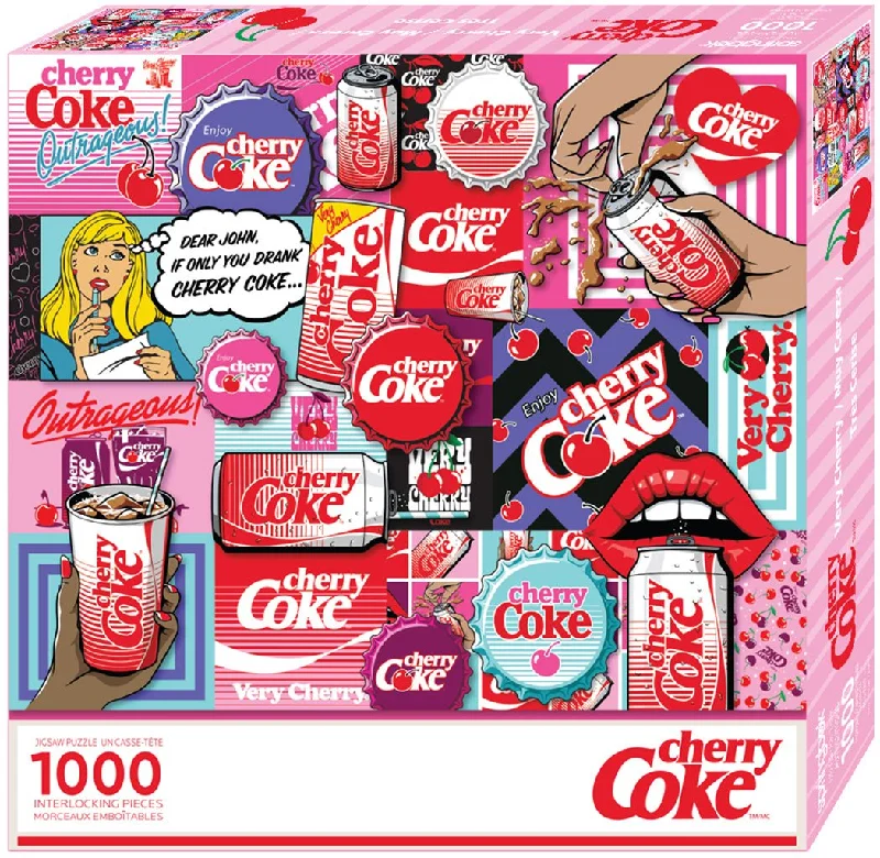 Springbok : Coca-Cola Cherry Coke 1000 Piece Jigsaw Puzzle