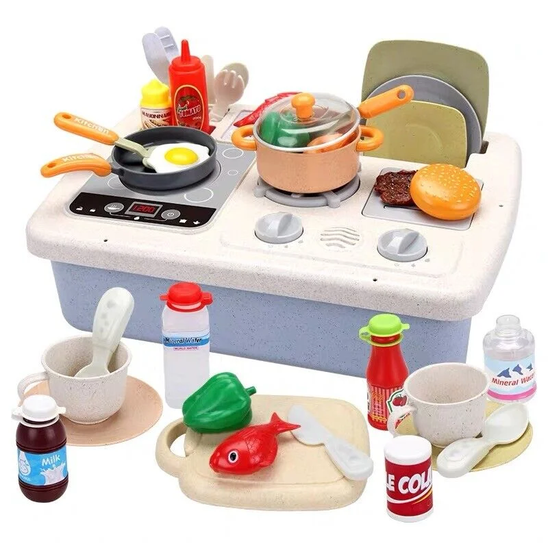 3-in-1 Eco-Friendly Pretend Play Cooking Top for Kids