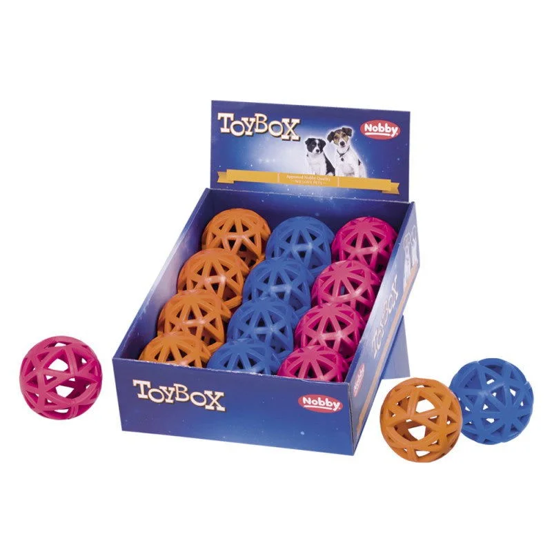 60360 NOBBY Rubber fence ball, 9 cm