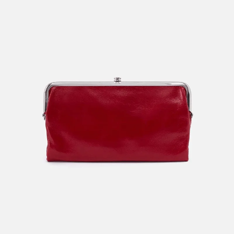 HOBO : Lauren Clutch-Wallet In Crimson