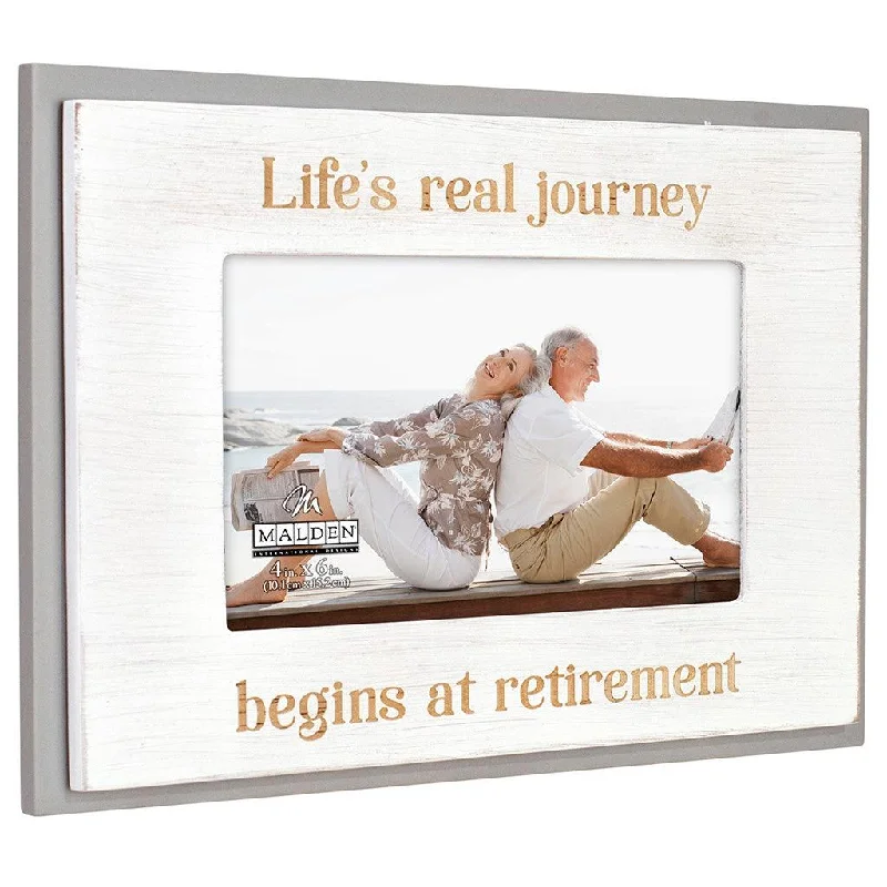 Malden : 4X6 Life's Real Journey...Retirement Frame