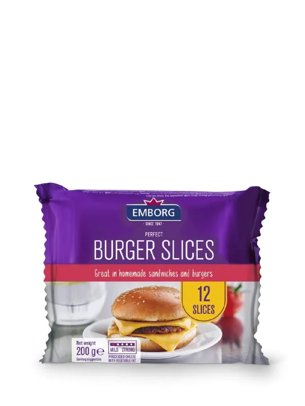 EMBORG PERFECT BURGER SLICES 200G