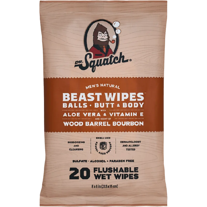 Wood Barrel Bourbon Wipes