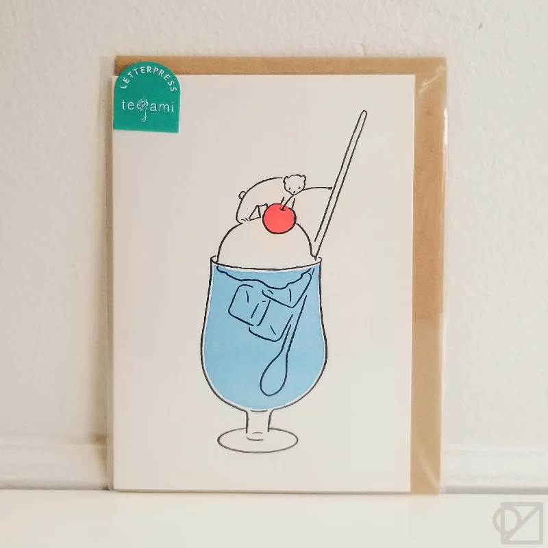 Polar Bear Float Greeting Card