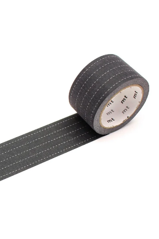 mt Kaku-Kaku Washi Tape Dotted Line Black