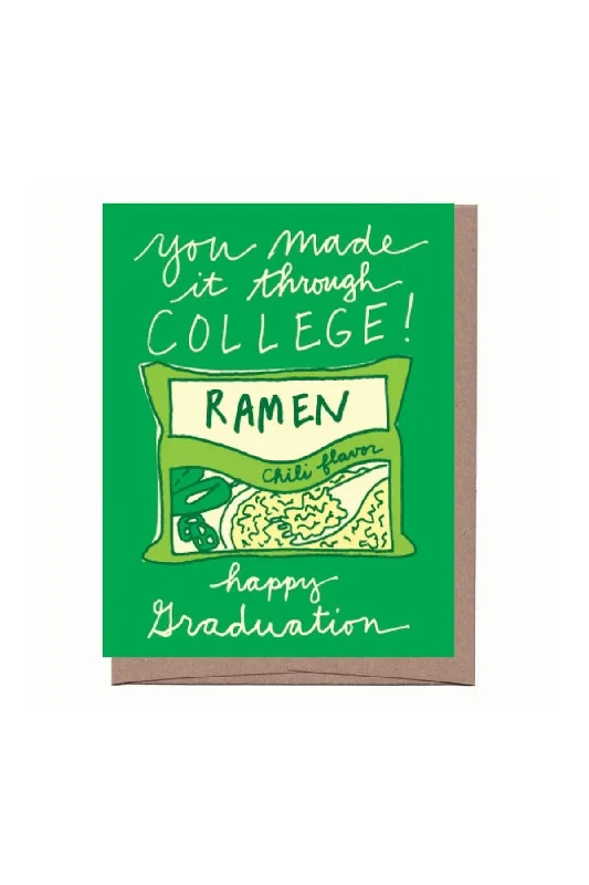 Ramen Graduation Card