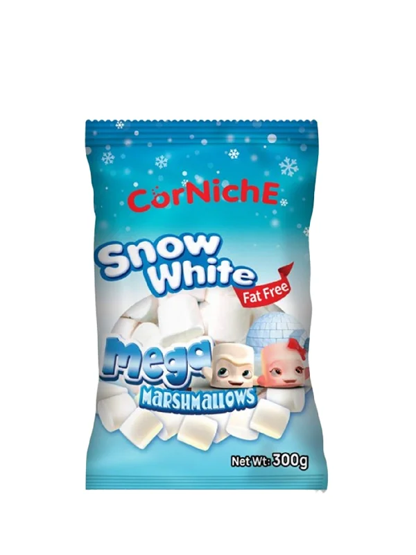 CORNICHES SNOW WHITE MARSHMALLOW 300G