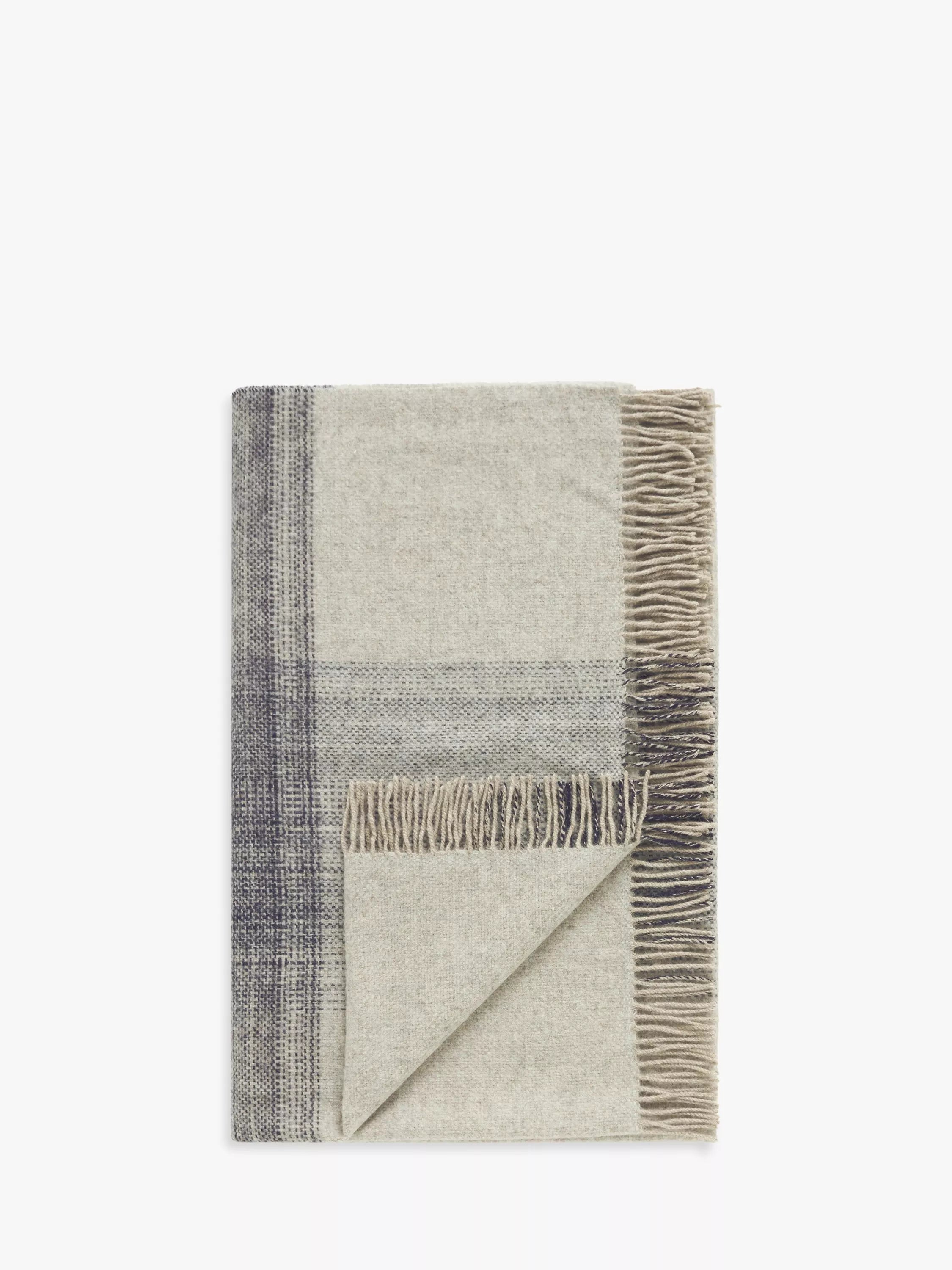 John Lewis Modern Check Throw