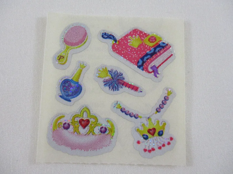 Sandylion Princess Diary Accessories Glitter Sticker Sheet / Module - Vintage & Collectible