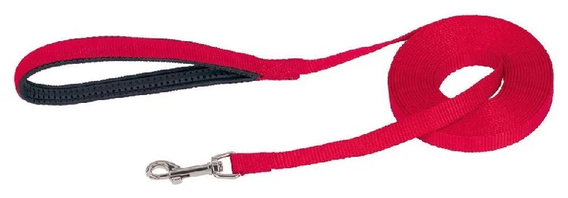 73254-01 NOBBY Tracking leash flat red l: 15 m; w: 15 mm