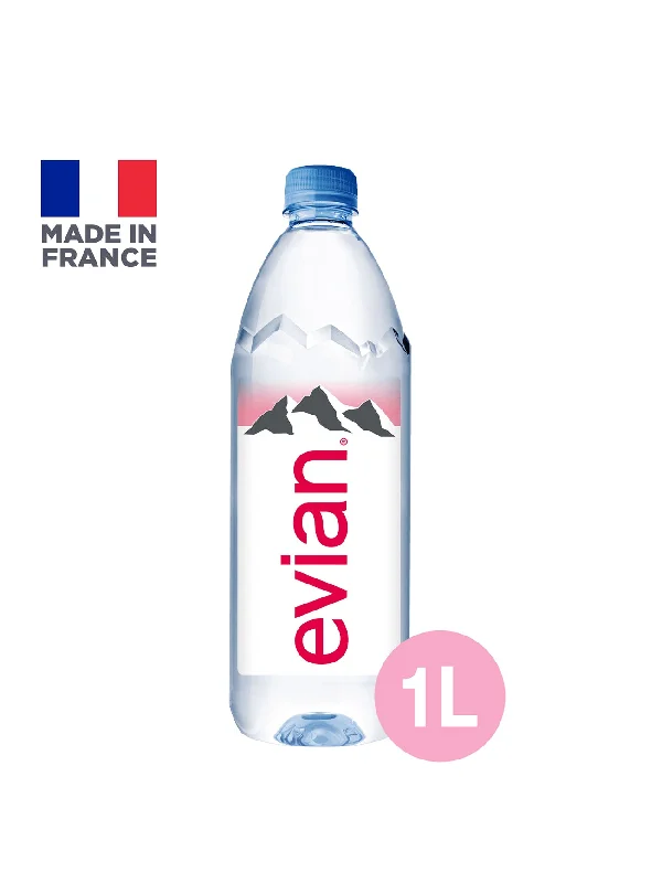 EVIAN MINERAL WATER 1LTR