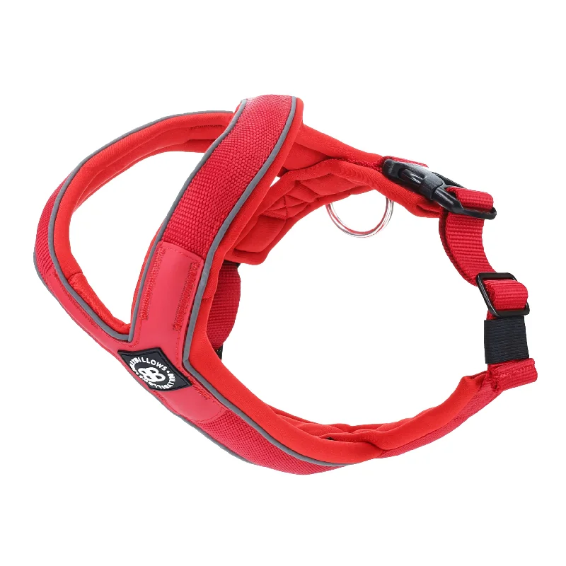 Slip on Harness | Foam Padded - Red