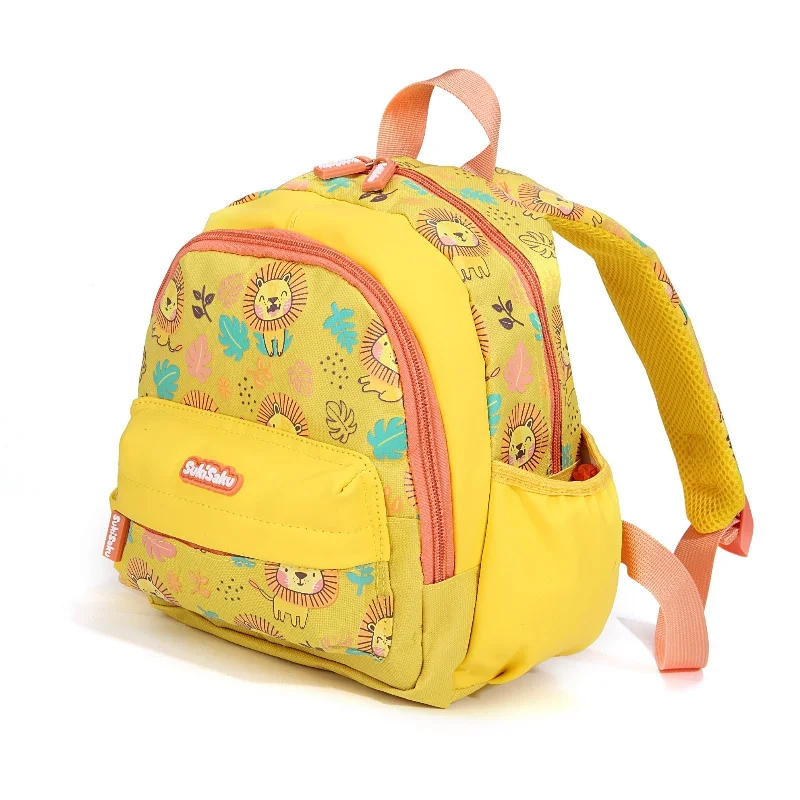 Animal Design Backpack with Front Pocket for Kids