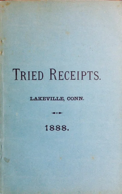 (Connecticut) Tried Receipts, Lakeville, Conn.