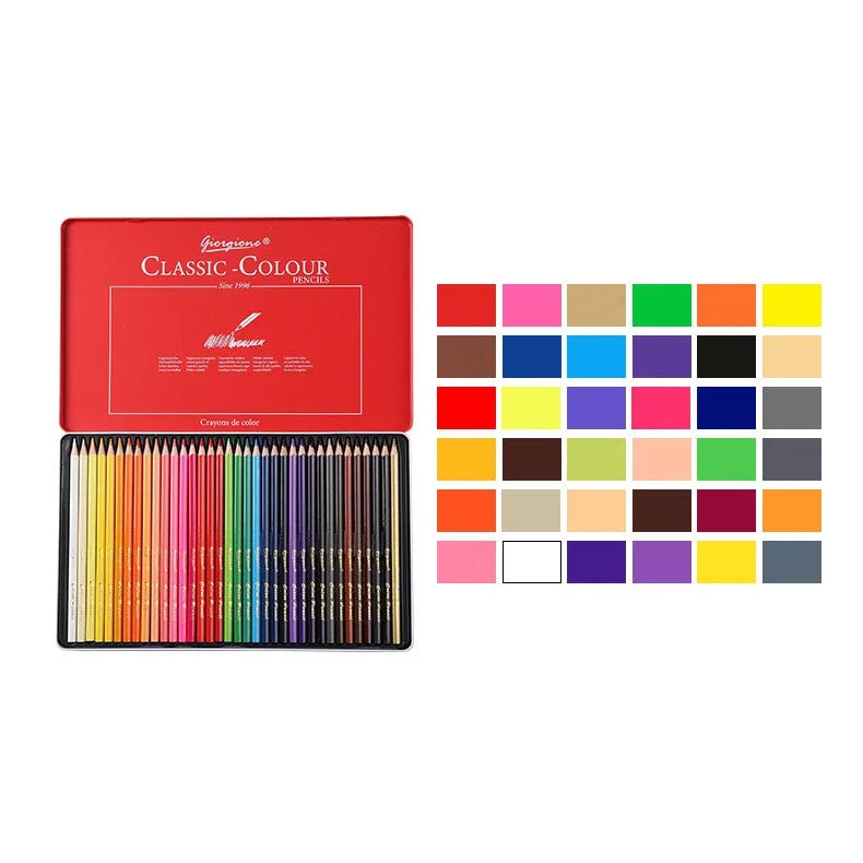 48 Pcs Colouring Pencils – Colorful Soft Wax Pencil Colors