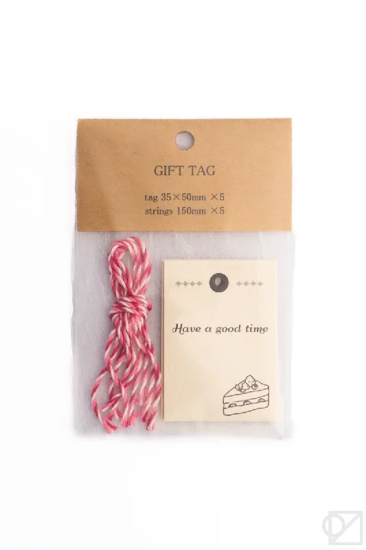 Mini Gift Tags Cake Slice