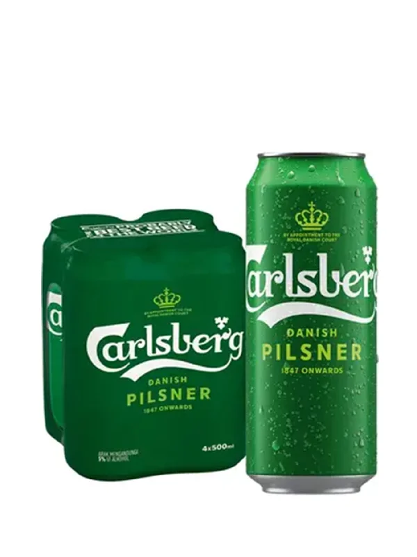 CARLSBERG BEER CAN (GL) 4X500ML