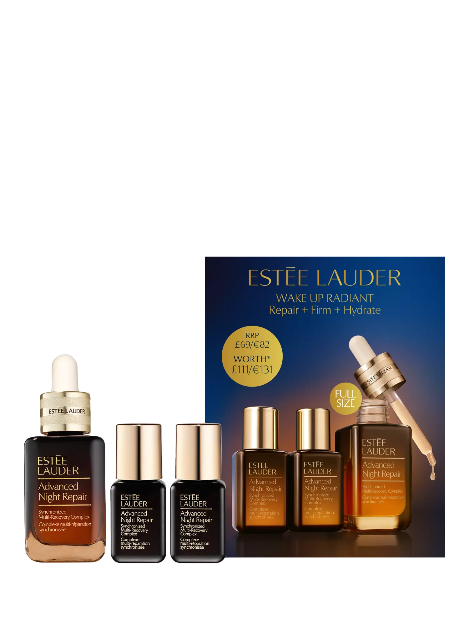 Estée Lauder Wake Up Radiant Firm + Repair + Hydrate Skincare Gift Set