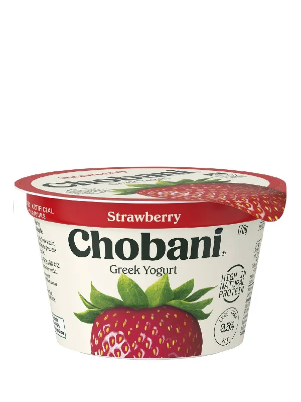 CHOBANI GREEK YOGHURT 0% FAT STRAWBERRY 160G