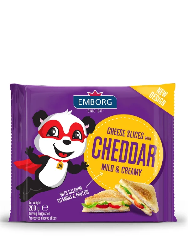 EMBORG JUNIOR MILD CHEDDAR 10'S 200GM