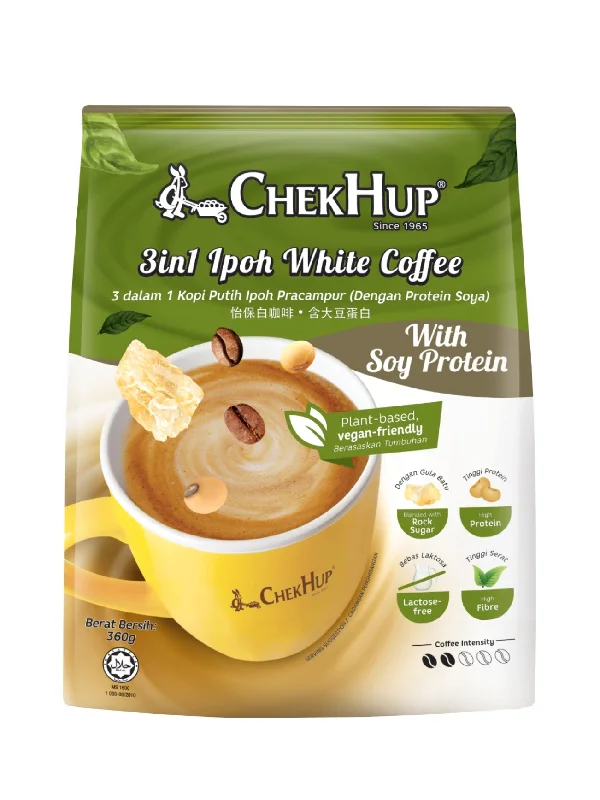 CHEK HUP 3IN1 WHITE COFFEE WITH SOY PROTEIN 360G