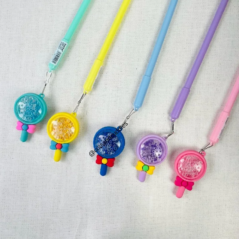 Cute Lollipop Keychain Pen