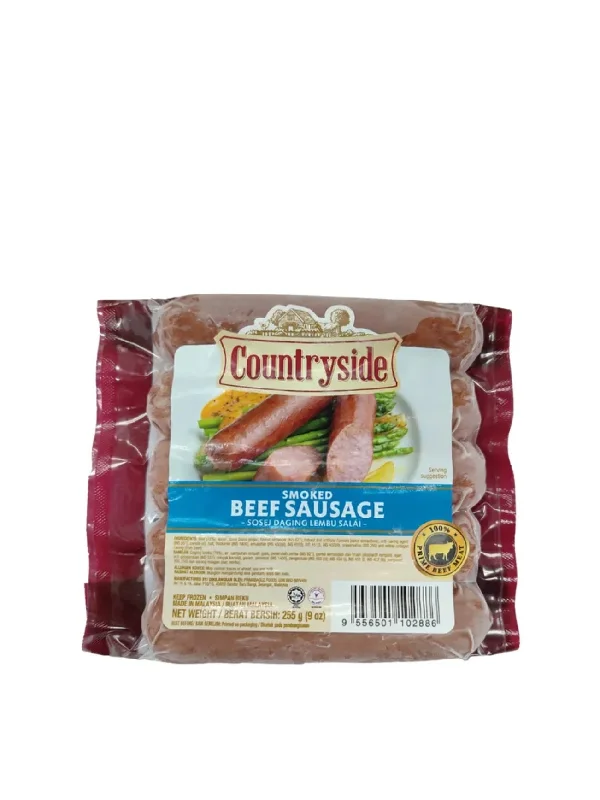 COUNTRYSIDE SMOKED BEEF SAUSAGE 255G