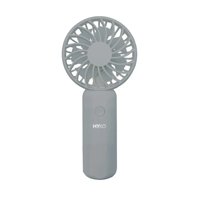 MYKO USB Portable Handheld Fan 1200mAh Grey#MYKO_UF002GY