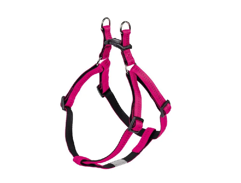 78521-77 NOBBY Harness "Soft Grip" fuchsia / black chest: 50/72 cm; w: 20 mm