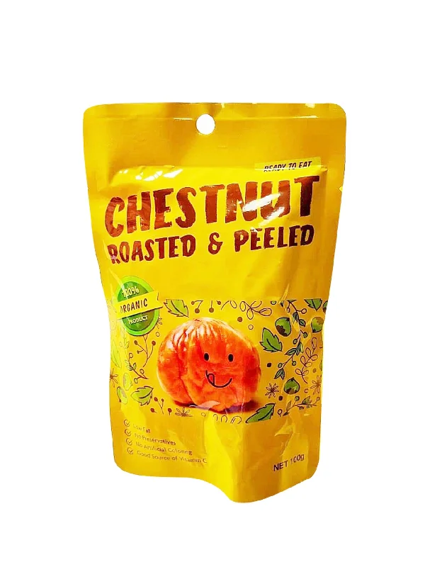 CHINA ORG ROASTEDPEELCHESTNUT 100G