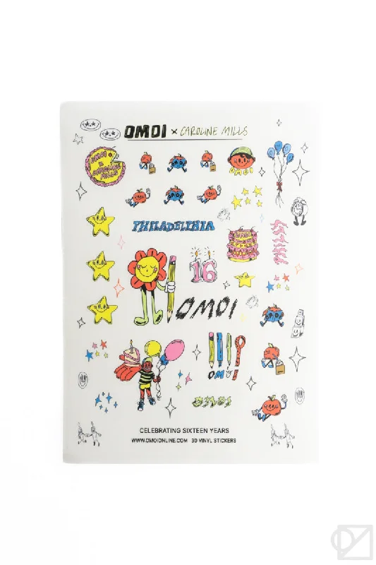 OMOI x Caroline Mills Sweet Sixteen Sticker Sheet