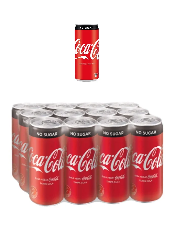 COCA COLA ZERO SUGAR CAN 12X320ML