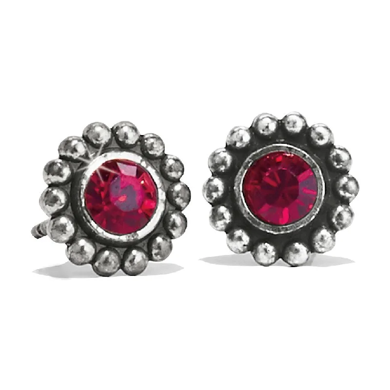 Brighton : Twinkle Mini Post Earrings in Garnet