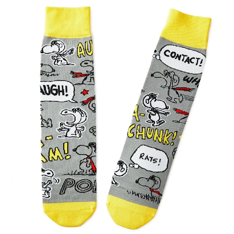 Hallmark : Peanuts® Flying Ace Snoopy Crew Socks