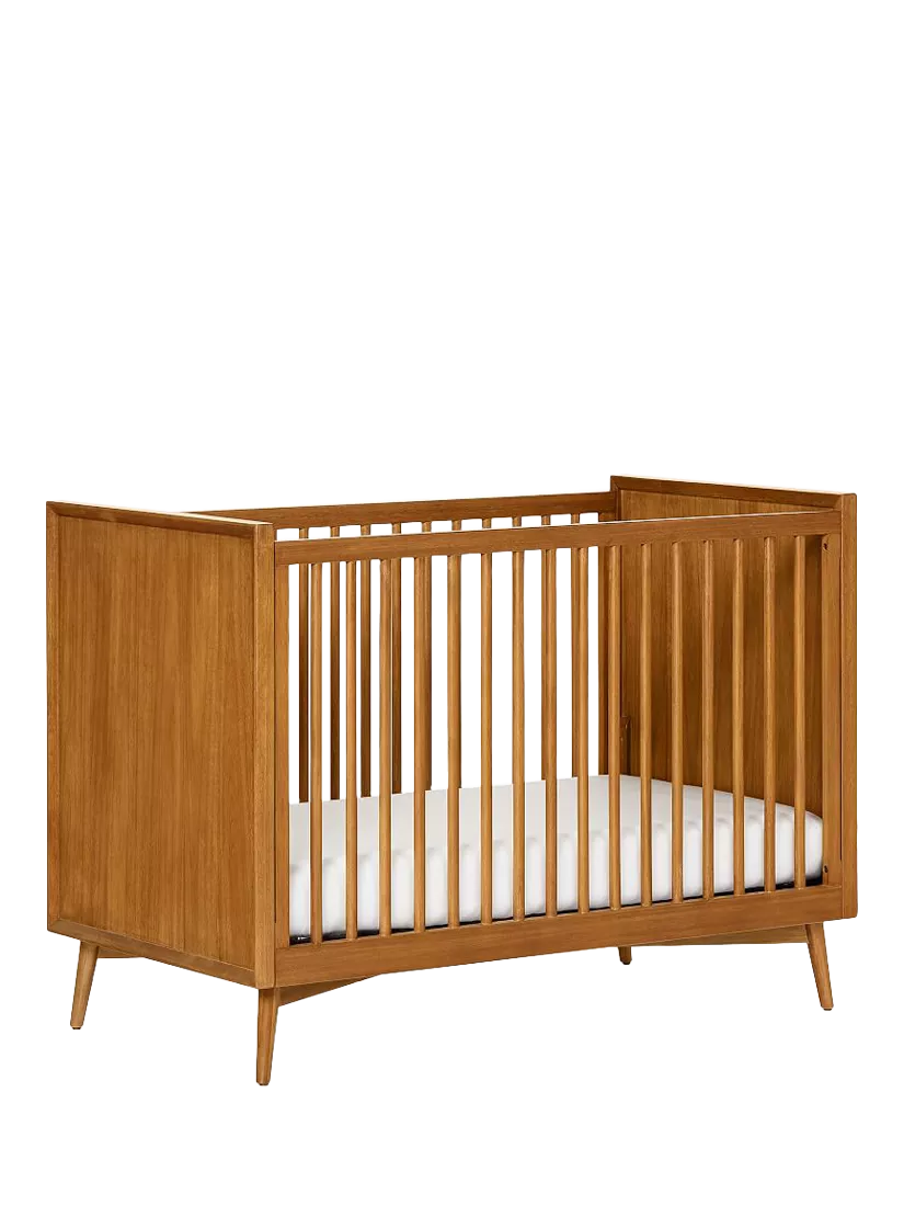 Pottery Barn Kids Mid Century Wood Convertible Cot, Acorn